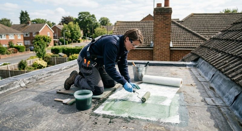 Synthetic Roof Repair in Fauquier County, VA