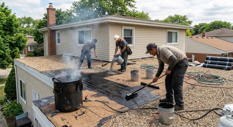 Tar And Gravel Roof Repair in Amissville, VA