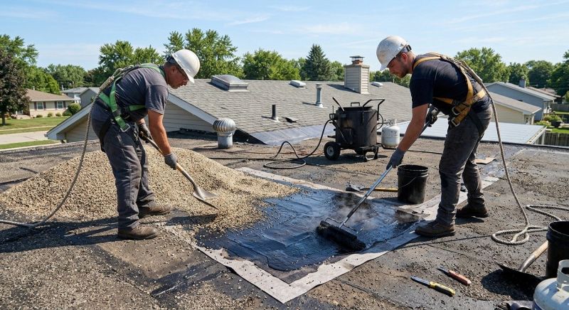 Tar And Gravel Roof Repair in Oakton, VA