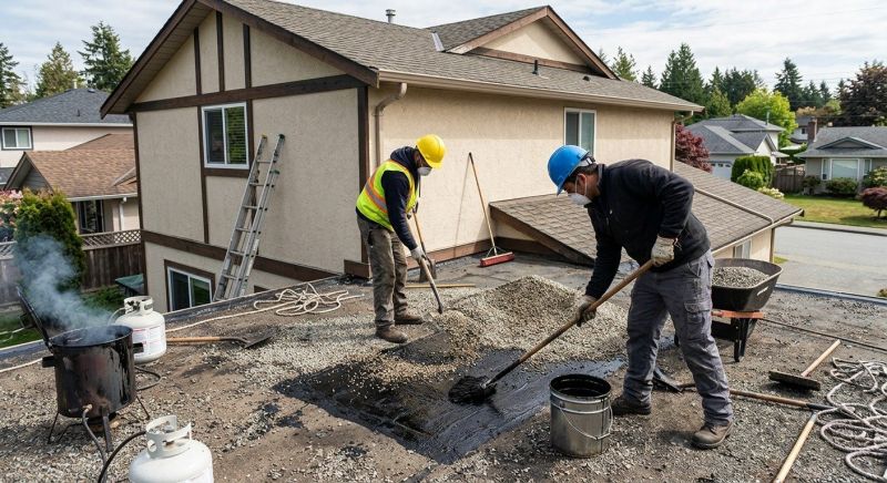 Tar And Gravel Roof Repair in Triangle, VA