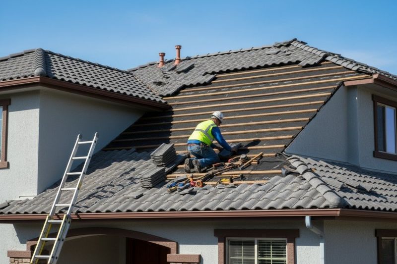 Tile Roof Repair in Burke, VA