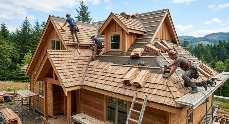 Wood Roofing Installation in Chantilly, VA