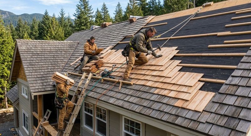 Wood Roofing Installation in Herndon, VA