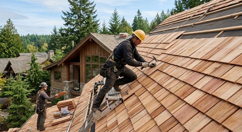 Wood Roofing Installation in Herndon, VA
