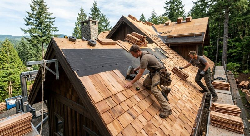 Wood Roofing Installation in Nokesville, VA