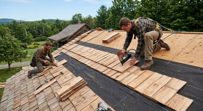 Wood Roofing Installation in Stafford, VA