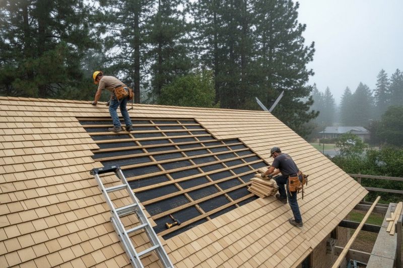 Wood Shake Roof Repair in Herndon, VA
