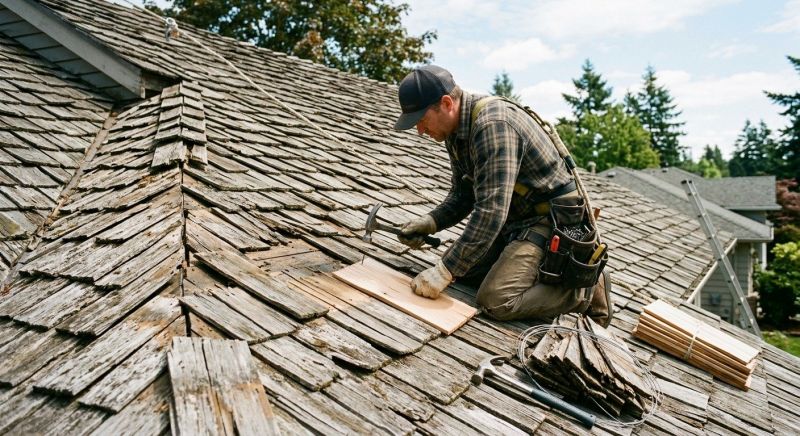 Wood Shake Roof Repair in Marshall, VA