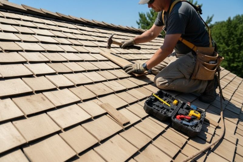Wood Shake Roof Repair in Middleburg, VA