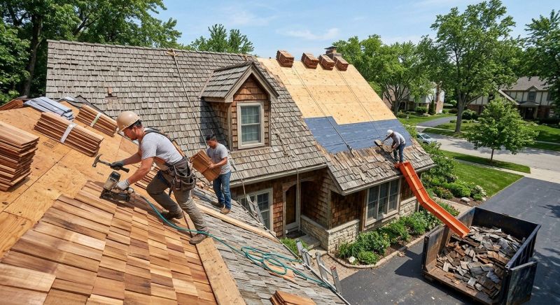 Wood Shake Roof Replacement in Fauquier County, VA