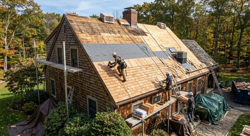 Wood Shingle Roof Replacement in Fauquier County, VA