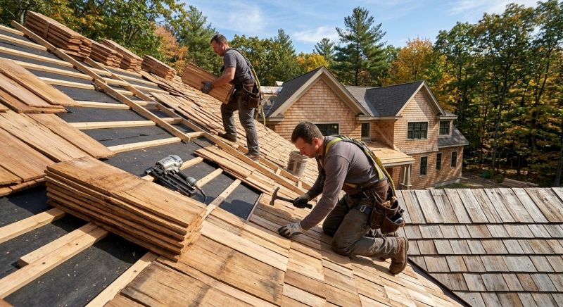 Wooden Roof Installation in Fauquier County, VA