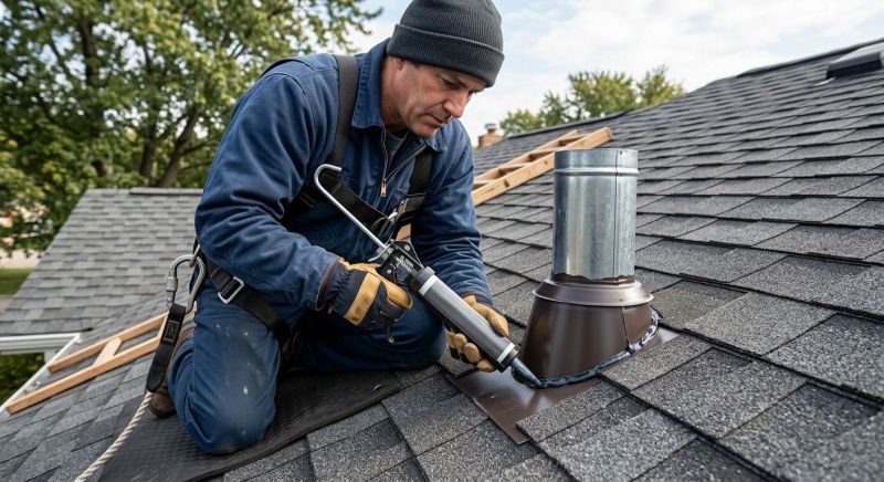 Roof Vent Flashing Repair